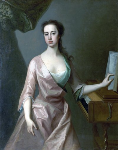 Frances, Lady Byron, derde vrouw van de 4e Lord Byron, 1720 door Michael Dahl